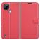Mobigear Classic Realme C21 Klapphülle Portemonnaie - Rot