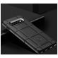 Mobigear Rugged Shield Samsung Galaxy S10 Plus Hülle Flexibles TPU Backcover Stoßfest - Schwarz