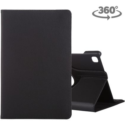 Mobigear DuoStand Samsung Galaxy Tab A7 (2020) Hülle Drehbare Klapphülle - Schwarz