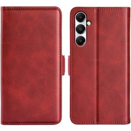 Mobigear Slim Magnet Samsung Galaxy A05 Hülle Klapphülle Geldbörse - Rot