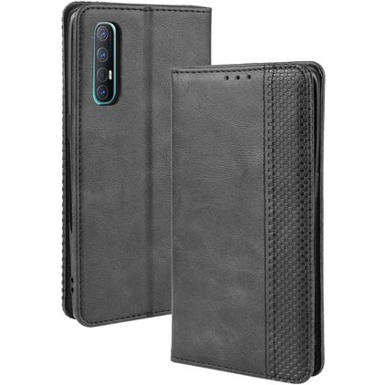Mobigear Sensation OPPO Reno 3 Pro Hülle Klapphülle Geldbörse - Schwarz