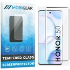 Mobigear Premium HONOR 50 Panzerglas Gehärtetes Glas Displayschutz - Hüllenfreundlich - Schwarz