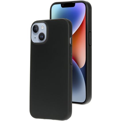 Mobiparts Classic iPhone 14 Hülle Flexibles TPU Backcover - Schwarz