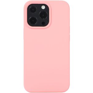 Mobigear Rubber Touch iPhone 14 Pro Max Silikon Hülle Backcover - Blossom Pink