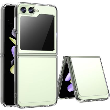 Mobigear Crystal Durchsichtig Samsung Galaxy Z Flip 5 Hülle Hardcase Backcover - Transparent