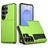 Mobigear Card Samsung Galaxy S26 Ultra Hülle Hardcase Backcover Stoßfest mit Kartenhalter - Grün