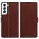 Mobigear Wallet Samsung Galaxy S22 Hülle Klapphülle Geldbörse - Braun