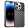 Mobigear Groove iPhone 15 Pro Max Hülle Flexibles TPU Backcover - Schwarz