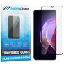 Mobigear Premium Vivo V21 Panzerglas Gehärtetes Glas Displayschutz - Hüllenfreundlich - Schwarz