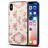 Mobigear Design iPhone XS Max Hülle Flexibles TPU Backcover - Pfingstrose