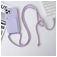 Mobigear Lanyard Card iPhone 15 Pro Silikon Handykette mit Kartenhalter - Lila