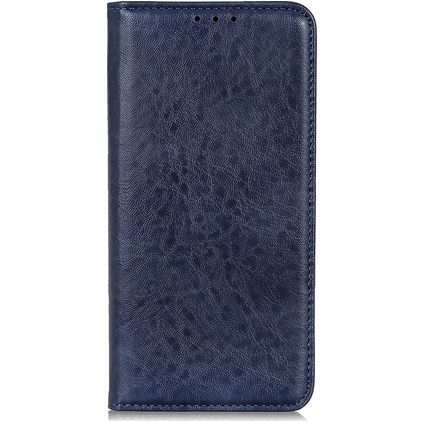 Mobigear Classic Elegance Samsung Galaxy A41 Hülle Klapphülle Geldbörse - Blau