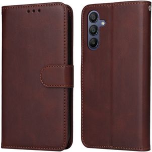 Mobigear Wallet Samsung Galaxy A16 Hülle Klapphülle Geldbörse - Braun