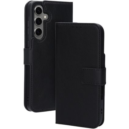 Mobiparts Classic Wallet Samsung Galaxy S24 FE Hülle Klapphülle Geldbörse - Schwarz