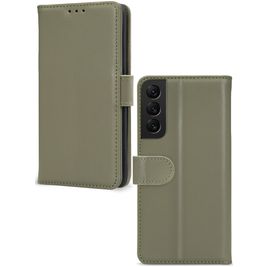 Mobilize Premium Gelly Wallet Samsung Galaxy S22 Hülle Klapphülle Geldbörse - Grün