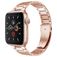 Mobigear Lissabon Edelstahl Apple Watch Armband Faltschließe - 42/41/40/38 mm - Roségold