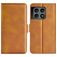Mobigear Slim Magnet OnePlus 10 Pro Hülle Klapphülle Geldbörse - Cognac