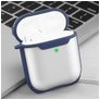 Mobigear Shockproof Apple AirPods 1 Stoßfeste Hardcase Hülle - Dunkelblau