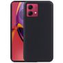 Mobigear Colors Motorola Moto G84 Hülle Flexibles TPU Backcover - Schwarz