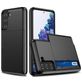 Mobigear Brushed Credit Card Slot Case Black Samsung Galaxy S21