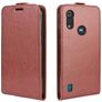 Mobigear Motorola Moto E6s (2020) Hülle Flipcase - Braun