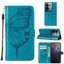 Mobigear Butterfly OPPO Reno 8 Pro 5G Hülle Klapphülle Geldbörse - Blau