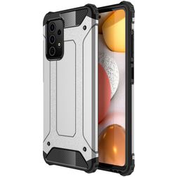Mobigear Outdoor Samsung Galaxy A52 Hardcase Backcover Shockproof - Silber