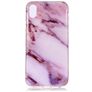Mobigear Marble iPhone XS Max Hülle Flexibles TPU Backcover - Lila