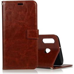 Mobigear Wallet Samsung Galaxy A40 Hülle Klapphülle Geldbörse - Braun