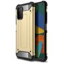 Mobigear Outdoor Samsung Galaxy A03s Hülle Hardcase Backcover Stoßfest - Gold