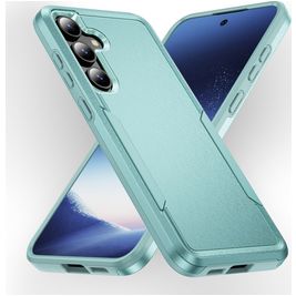 Mobigear Heavy Armor Samsung Galaxy S24 Hülle Hardcase Backcover Stoßfest - Grün