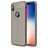 Mobigear Luxury iPhone XS Max Hülle Flexibles TPU Backcover - Grau