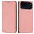 Mobigear Frosted Flip iPhone 17 Pro Max Hülle Klapphülle Geldbörse - Pink
