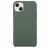 Mobigear Rubber Touch iPhone 15 Plus Silikon Hülle Backcover - Grün