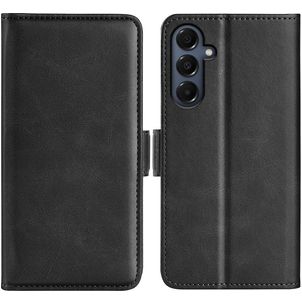 Mobigear Slim Magnet Samsung Galaxy A17 Hülle Klapphülle Geldbörse - Schwarz