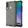 Mobigear Honeycomb Huawei Y6p Hülle Hardcase Backcover Stoßfest - Grau