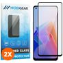 Mobigear Premium OPPO Reno 7 Lite Panzerglas Gehärtetes Glas Displayschutz - Hüllenfreundlich - Schwarz (2er Pack)