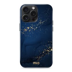 MIO iPhone 15 Pro MagSafe Hülle Hardcase Backcover - Midnight Sparkle
