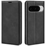 Mobigear Retro Slim Google Pixel 10 Hülle Klapphülle Geldbörse - Schwarz