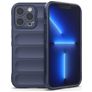 Mobigear Bumpy iPhone 13 Pro Hülle Flexibles TPU Backcover - Dunkelblau