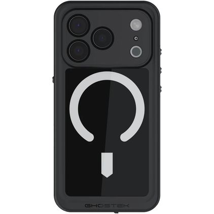 Ghostek Nautical Slim iPhone 17 Pro Wasserdicht MagSafe Hülle Hardcase Backcover Stoßfest - Schwarz