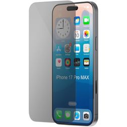 Mobiparts iPhone 17 Pro Max Panzerglas Gehärtetes Glas Displayschutz Privacy - Hüllenfreundlich - Schwarz