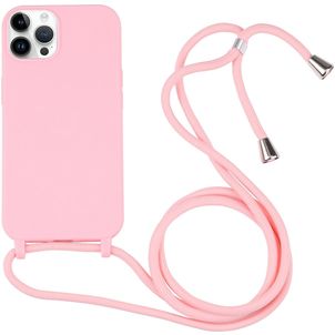 Mobigear Lanyard iPhone 16 Pro Max Silikon Handykette - Pink