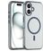 Mobigear Shockproof iPhone 16 MagSafe Hülle Flexibles TPU Backcover - Dunkelblau
