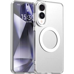 Mobigear Shockproof Samsung Galaxy S25 Edge MagSafe Hülle Hardcase Backcover - Weiß
