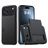 Mobigear Card iPhone 18 Pro Hardcase Backcover Shockproof mit Kartenfach - Schwarz