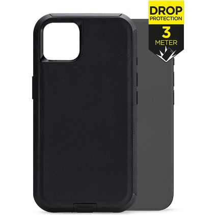 Mobilize Defender iPhone 15 Hülle Hardcase Backcover Stoßfest - Schwarz