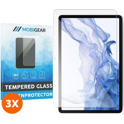 Mobigear Samsung Galaxy Tab S9 Panzerglas Gehärtetes Glas Displayschutz - Hüllenfreundlich (3er Pack)