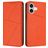 Mobigear Frosted Flip iPhone 17 Hülle Klapphülle Geldbörse - Orange