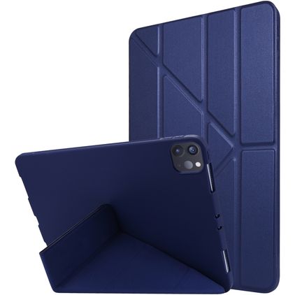 Mobigear Origami iPad Pro 11 Zoll (2020) Hülle Klapphülle - Blau